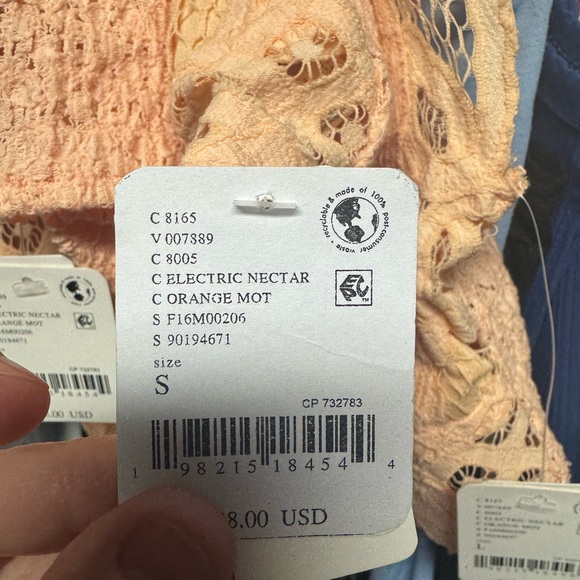 Free People One Adella Bralette in Electric Nectar Retail $38 NWT - Picture 5 of 8